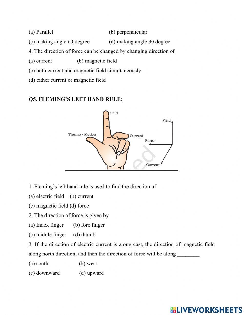 Magnetic effects of electric current - part 1