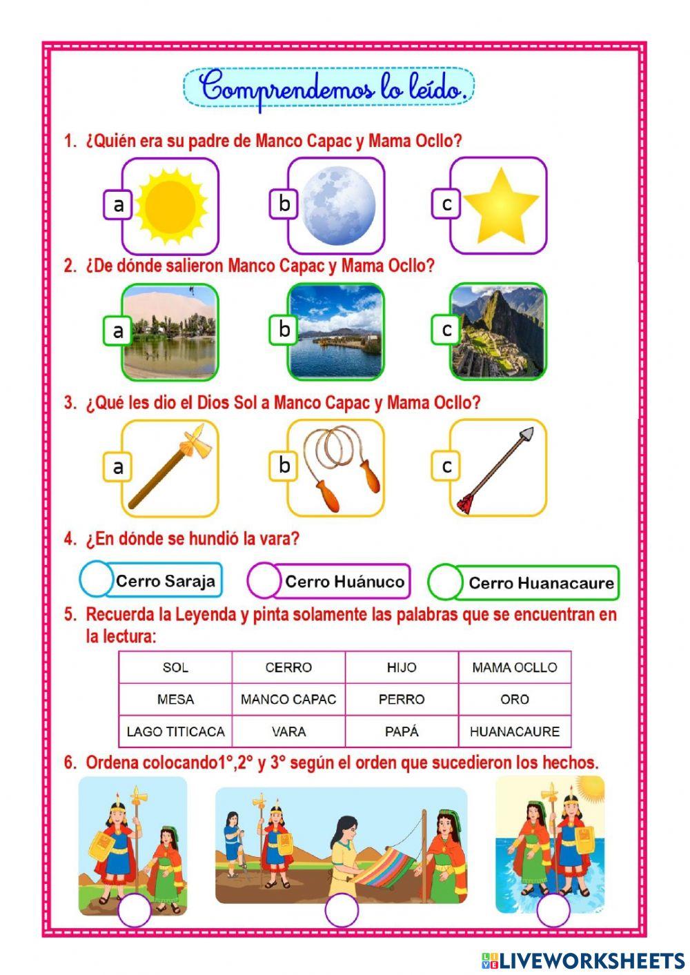 Manco Capac y Mama Ocllo