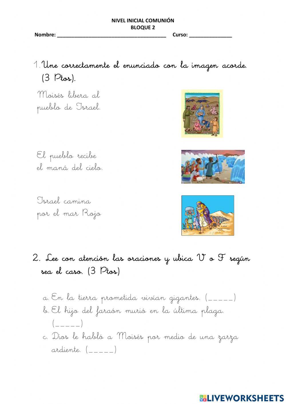 Lección Bloque 2 Nivel Inicial