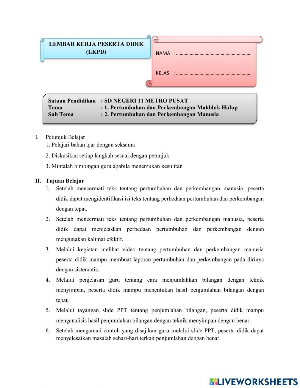 LKPD tema 1 subtema 2