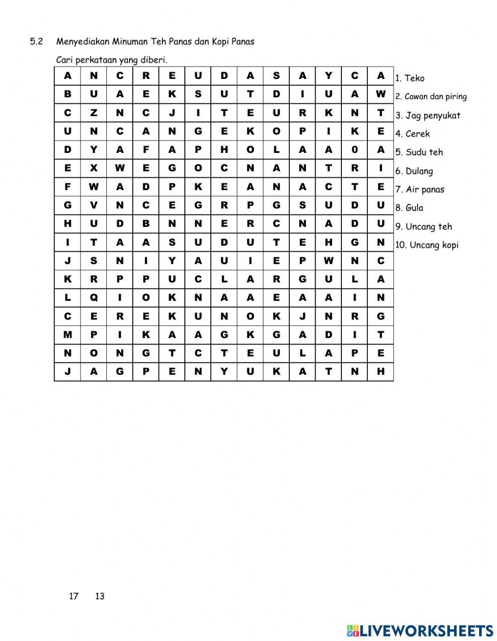 Menyediakan Kopi panas & Teh Panas