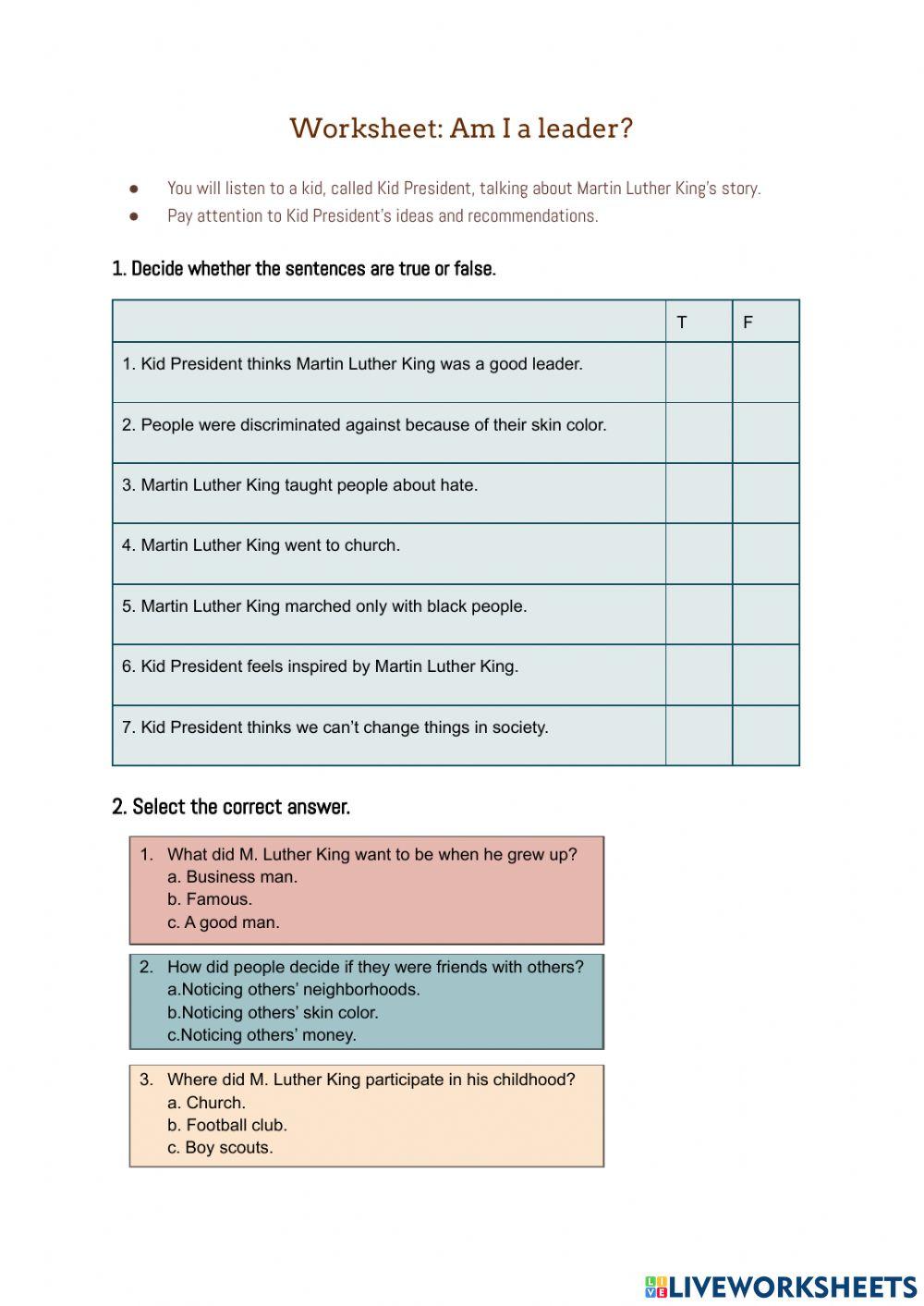 Martin Luther King - Leadership