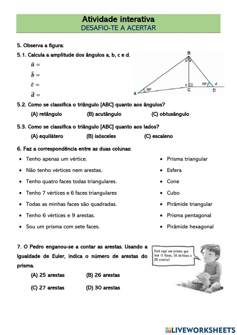 Desafio-te a ...acertar