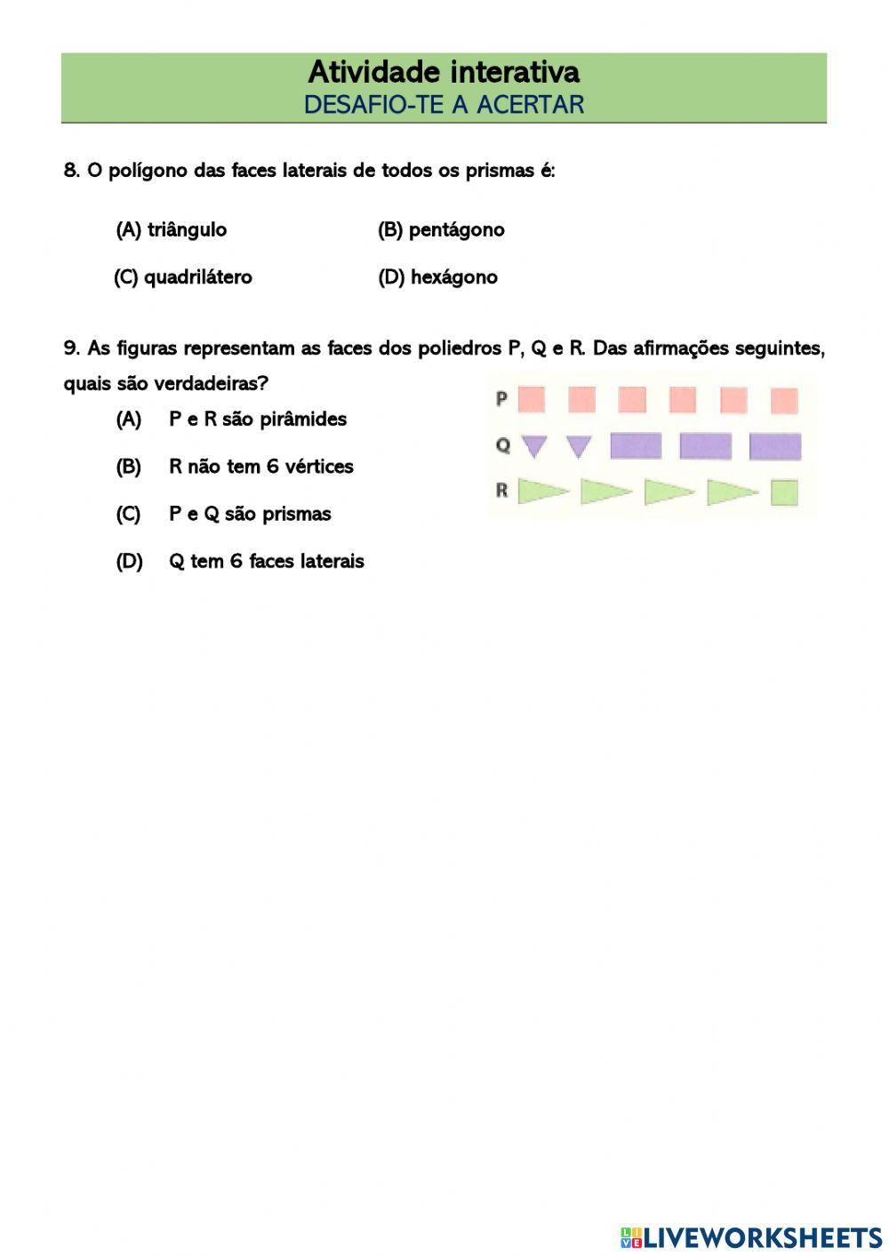 Desafio-te a ...acertar