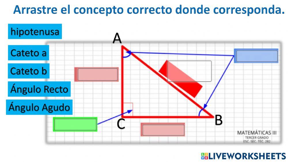 Ejercicio Problemas de Aplicación Teorema de Pitágoras