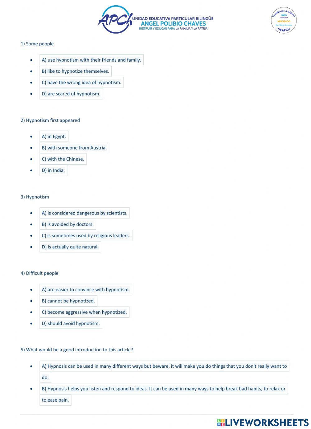 Supplementary Exam 9th. Version B.