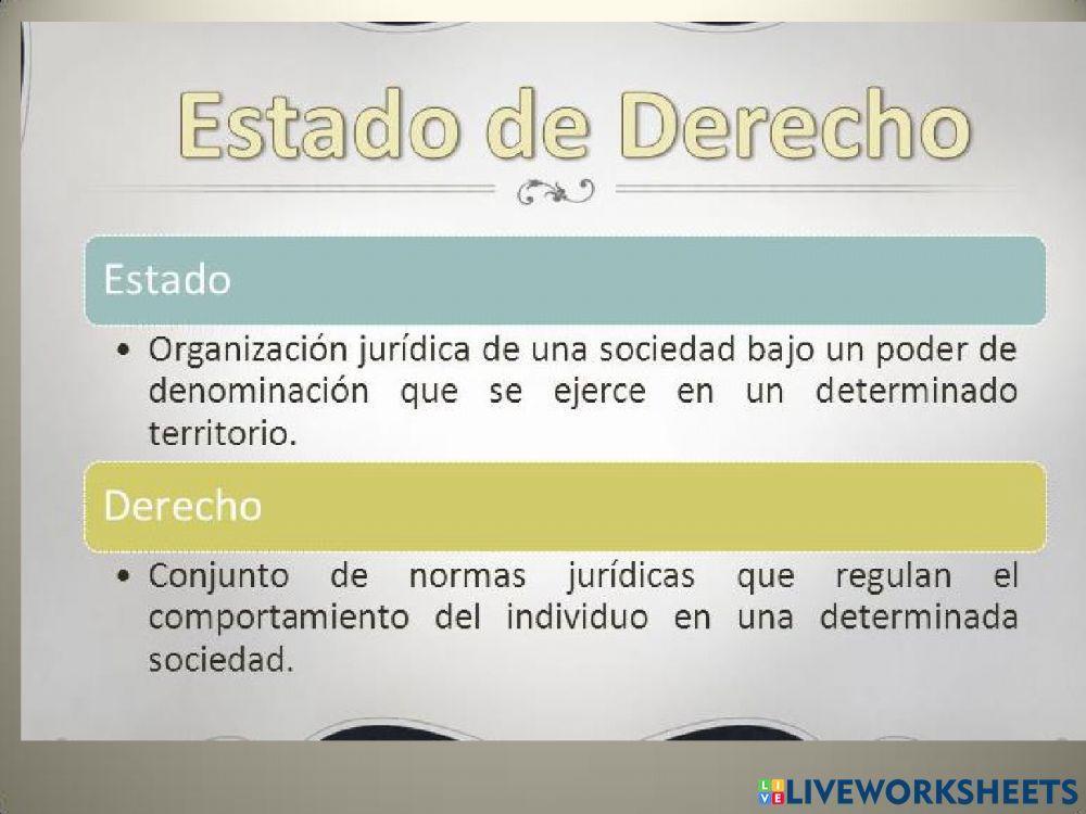 Estado de derecho