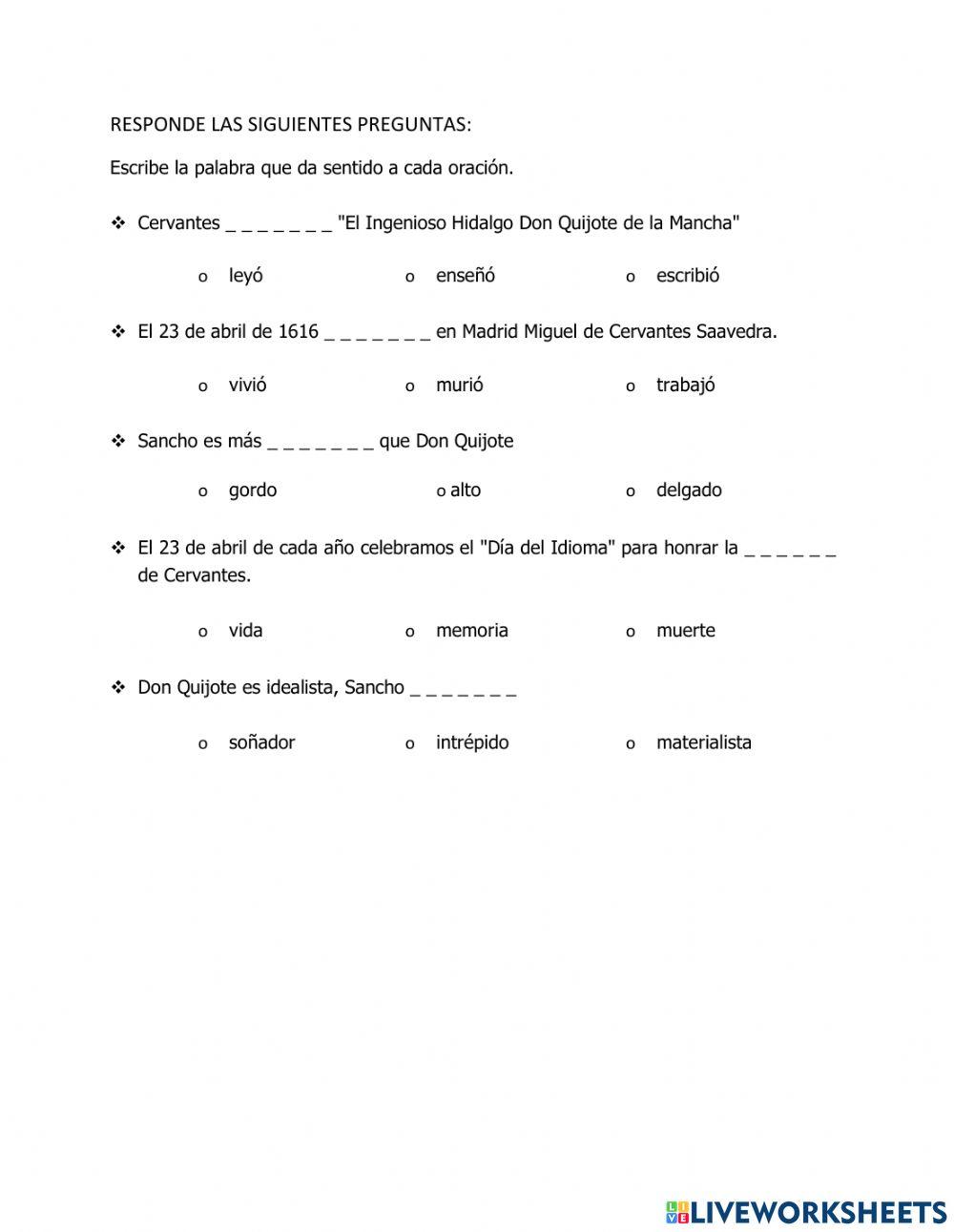 Evaluación lengua y literatura