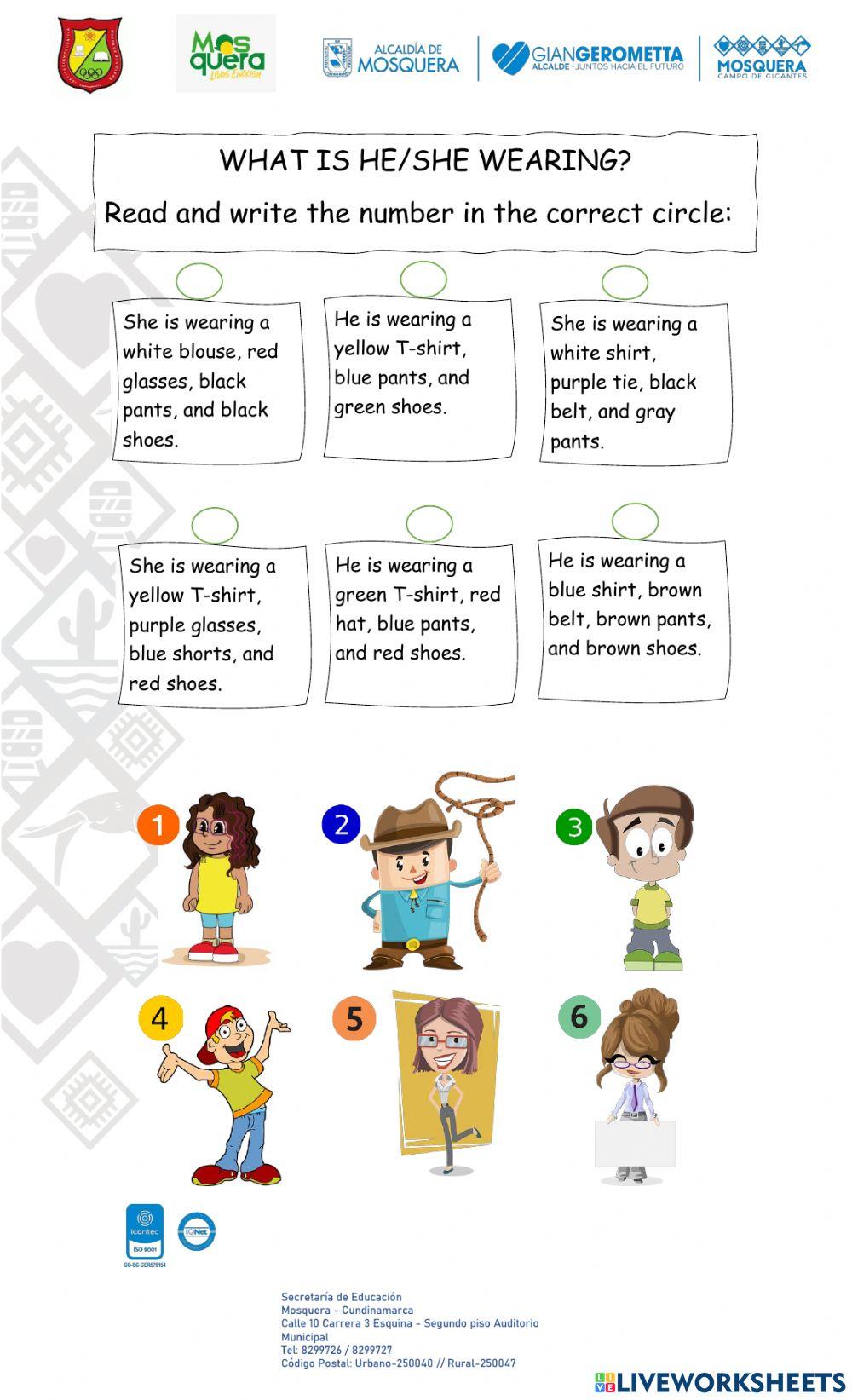 What are they wearing?