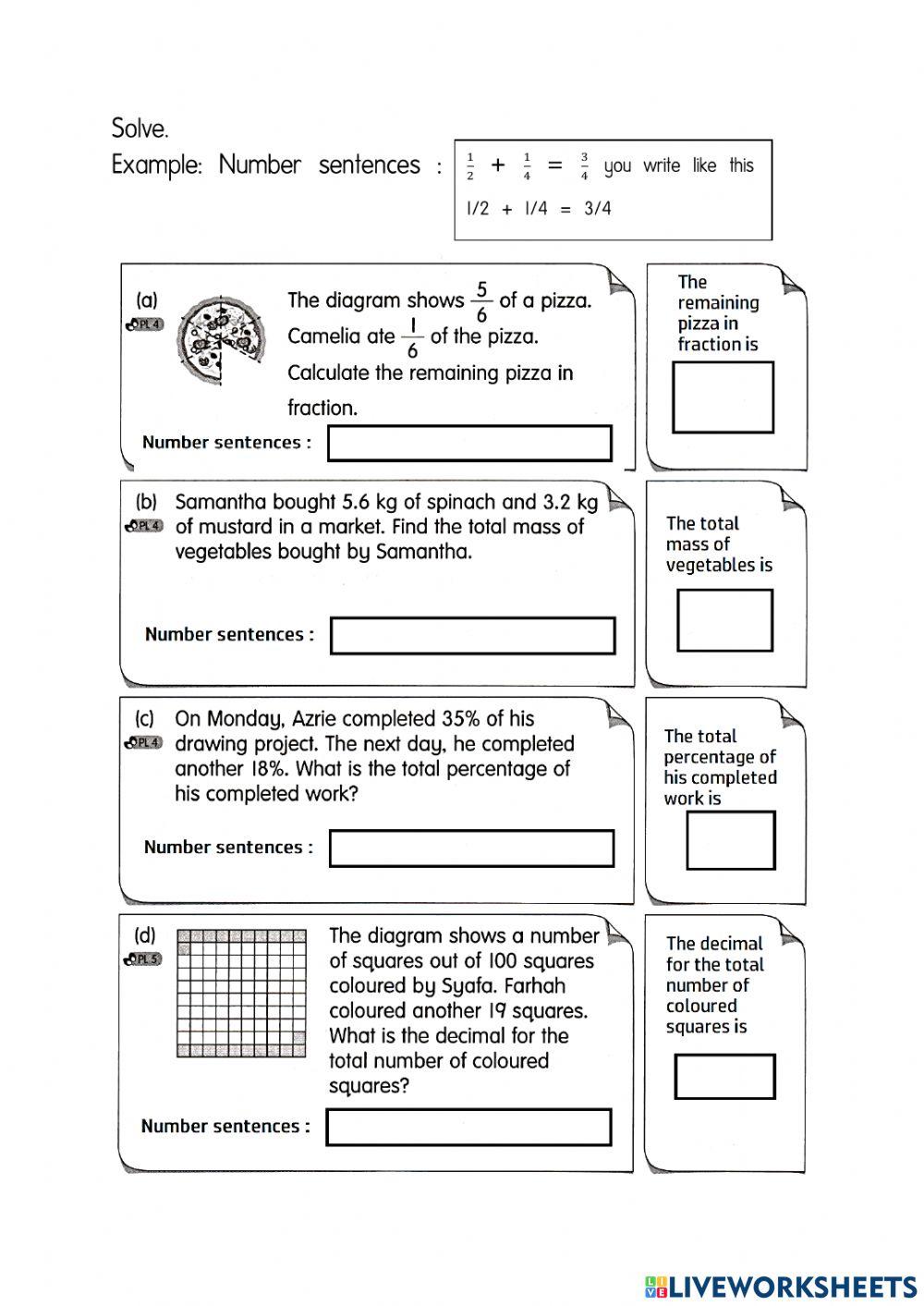 Decimal Problem Solving
