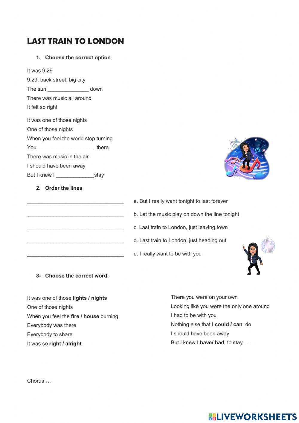 Last train to london