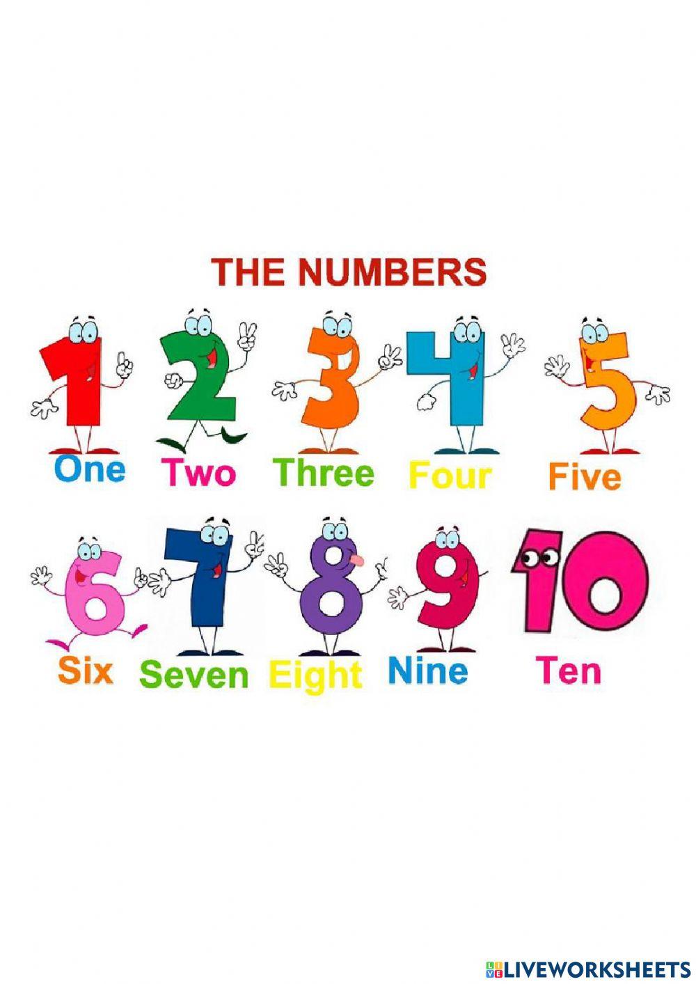Numbers and coclours