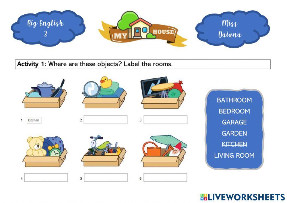 In my house - U3 - BE3