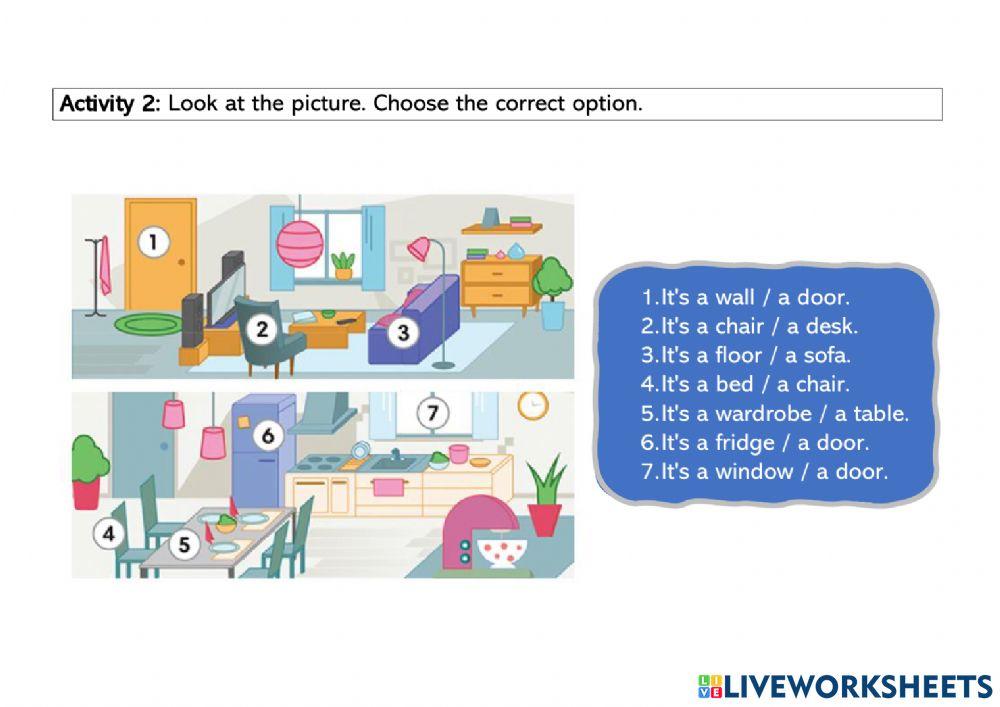 In my house - U3 - BE3