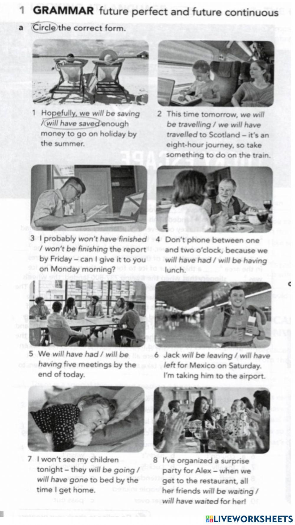 Future Perfect and Continuous