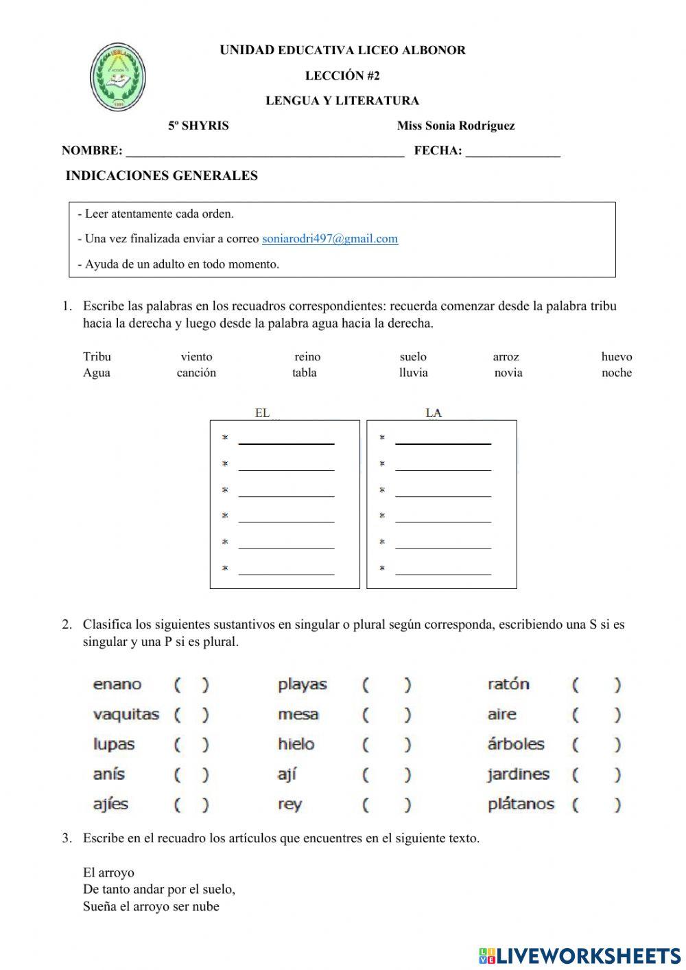 Concordancia gramatical