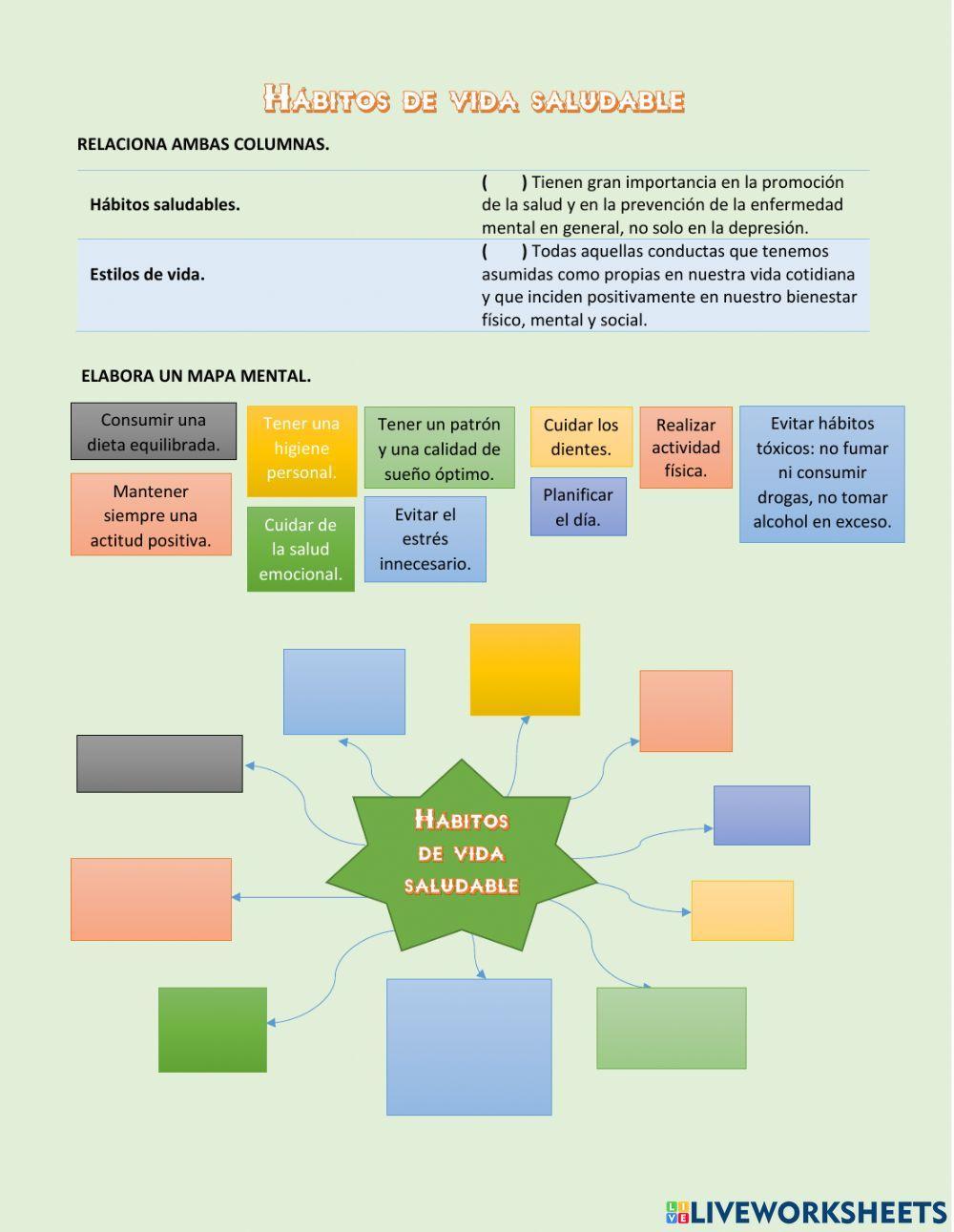 Vida saludable - Secundaria