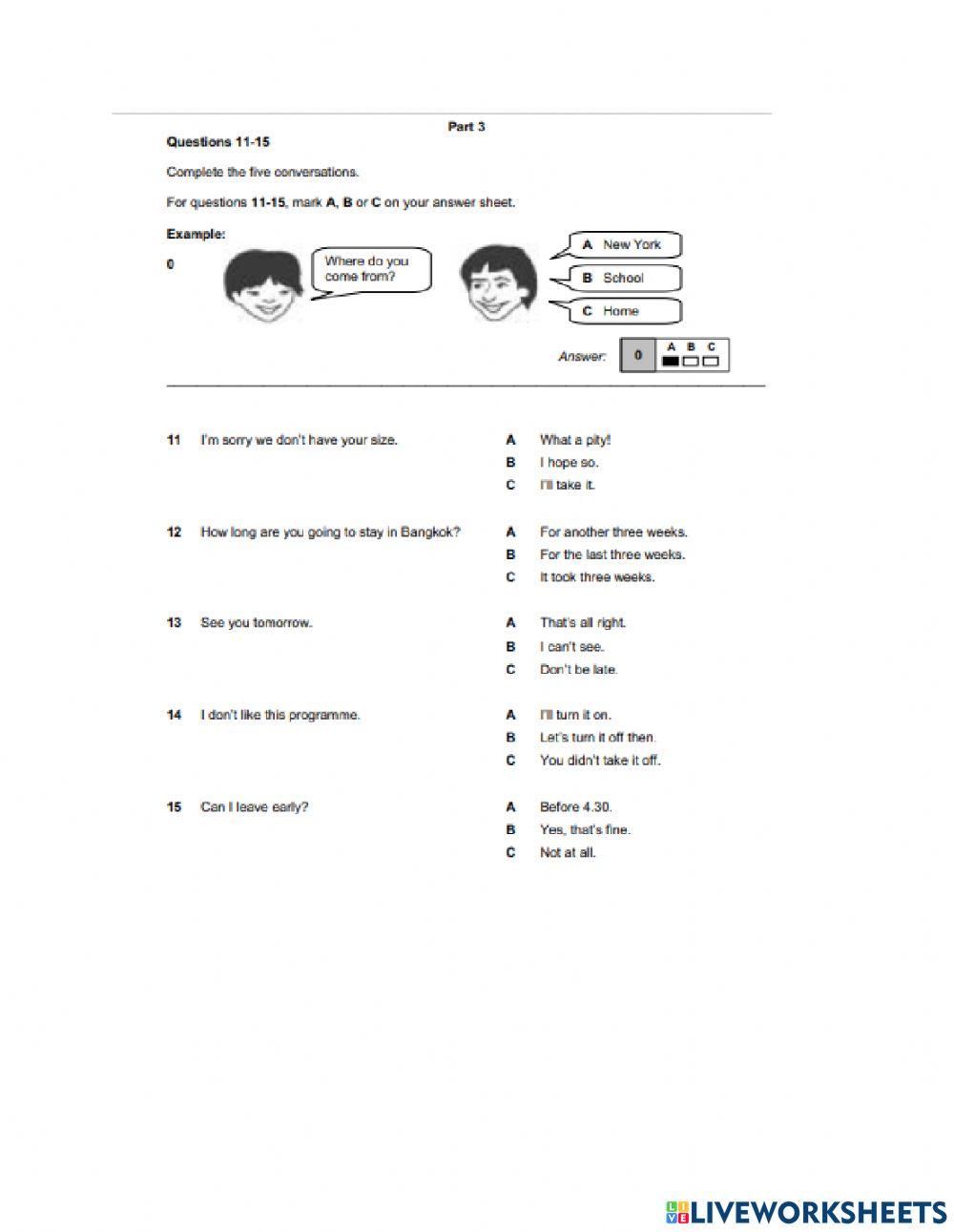 Worksheet 1