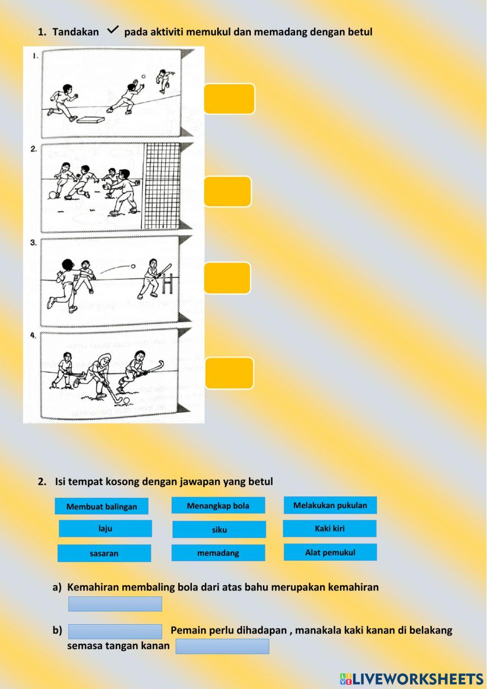 Memukul dan memadang