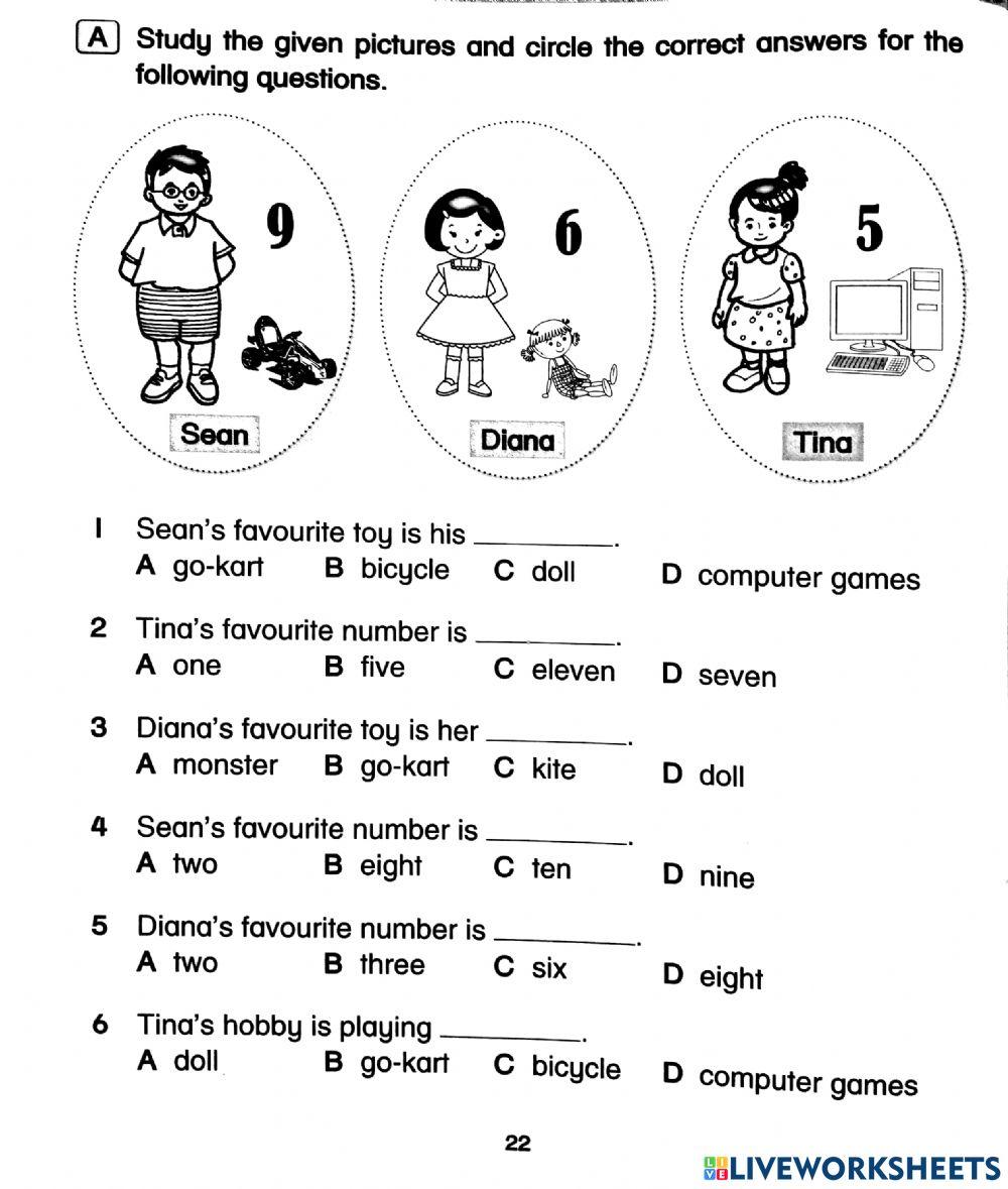 Year 1 English worksheet Live Worksheets