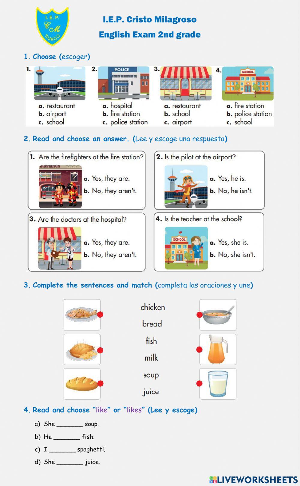 2B mensual 2nd grade