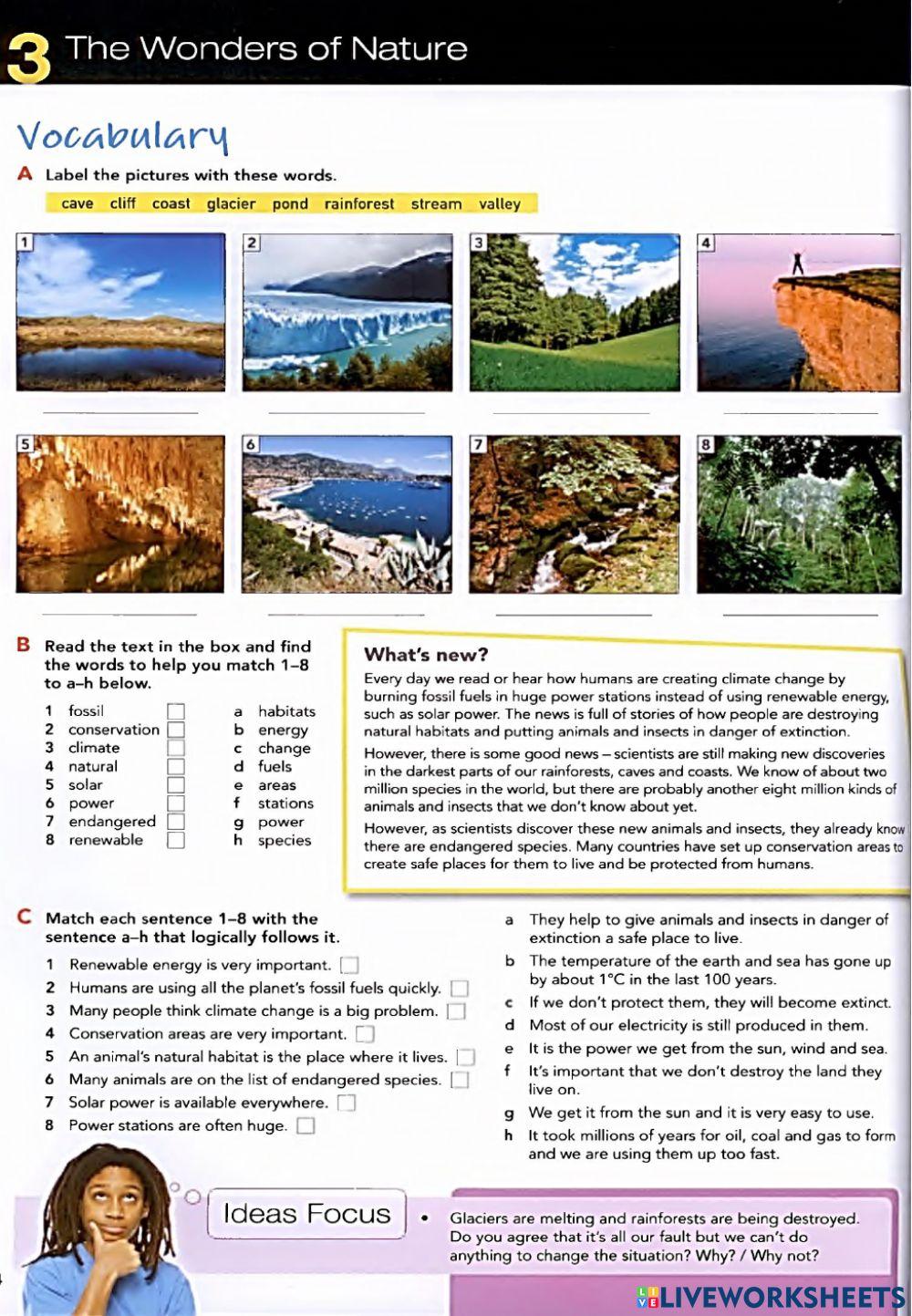 Close-up Unit 3 (page 34: Vocabulary 1)