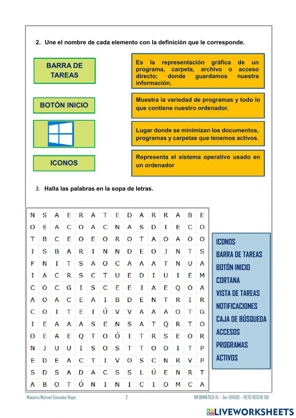 8. Reto Reiche, El Escritorio de Windows 10