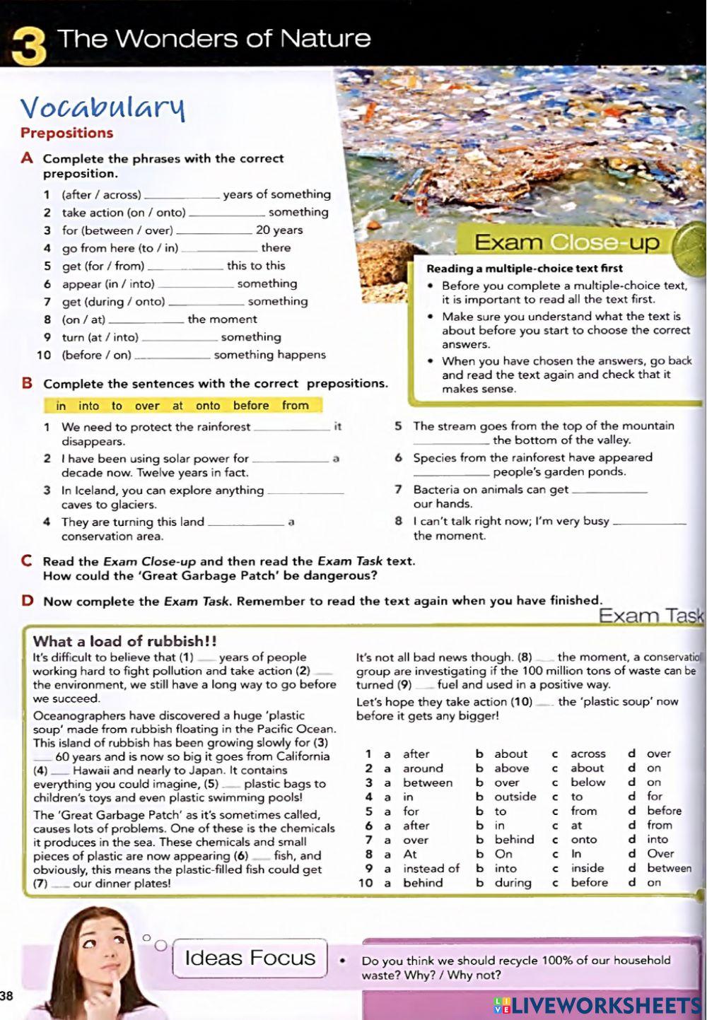 Close-up Unit 3 (page 38: Vocabulary 2)