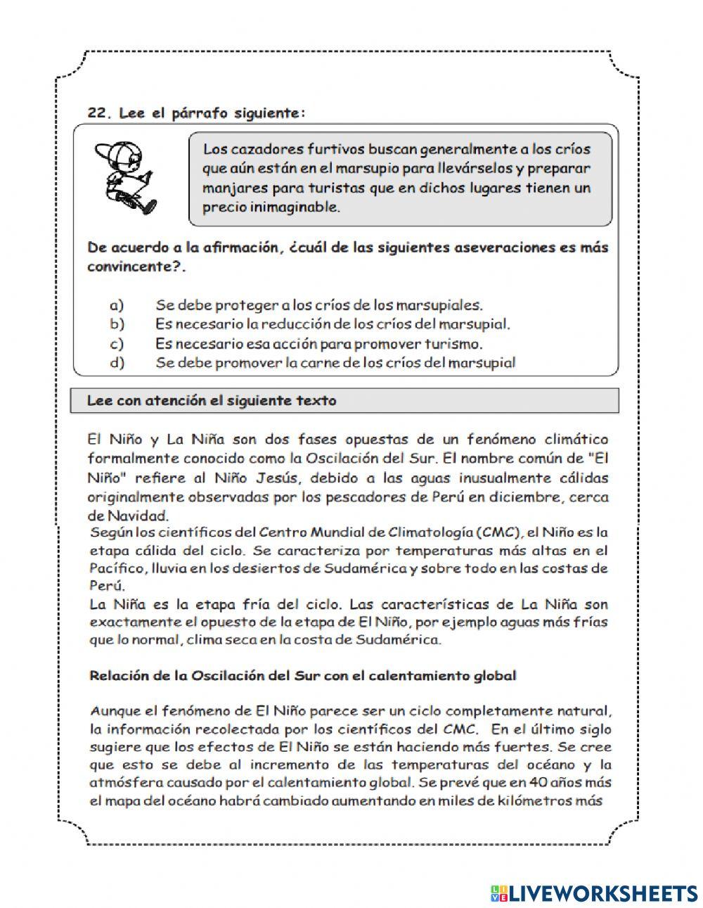 Comprension de lectura parte2