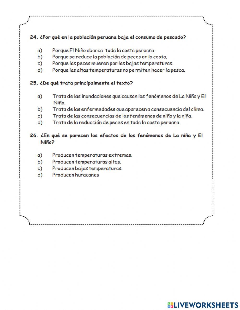 Comprension de lectura parte2