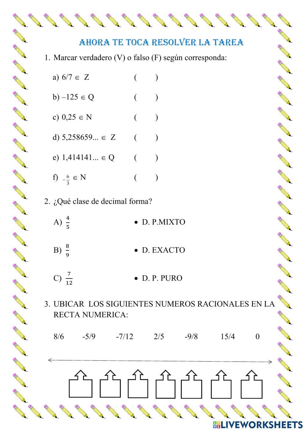 Numeros racionales