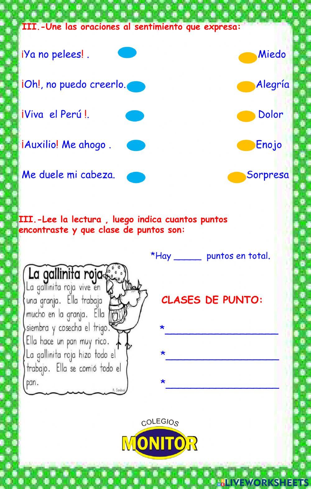 Examen de ortografía