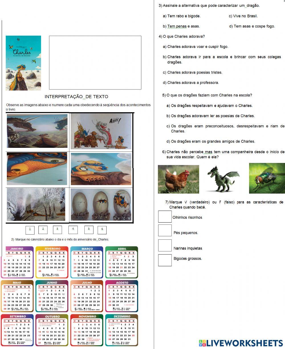 Charles na escola de dragões