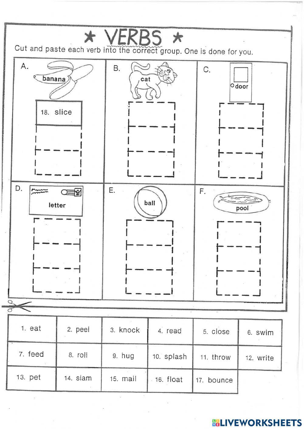 VERBS GRADE 3 3147022 | shamin | Live Worksheets