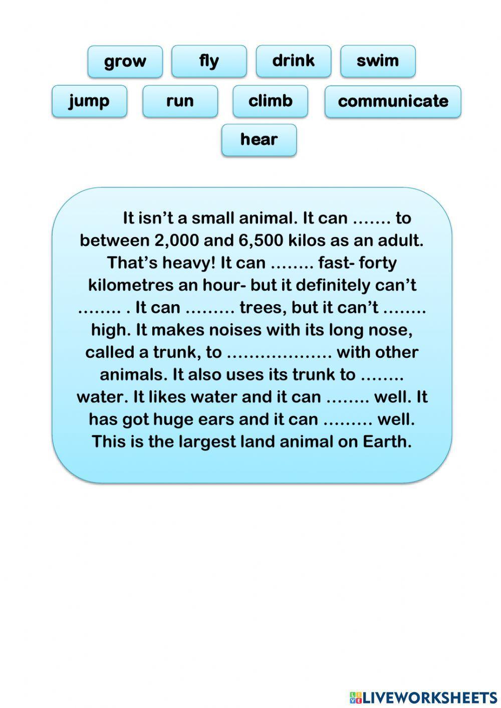 Wild life year 5 english page 40