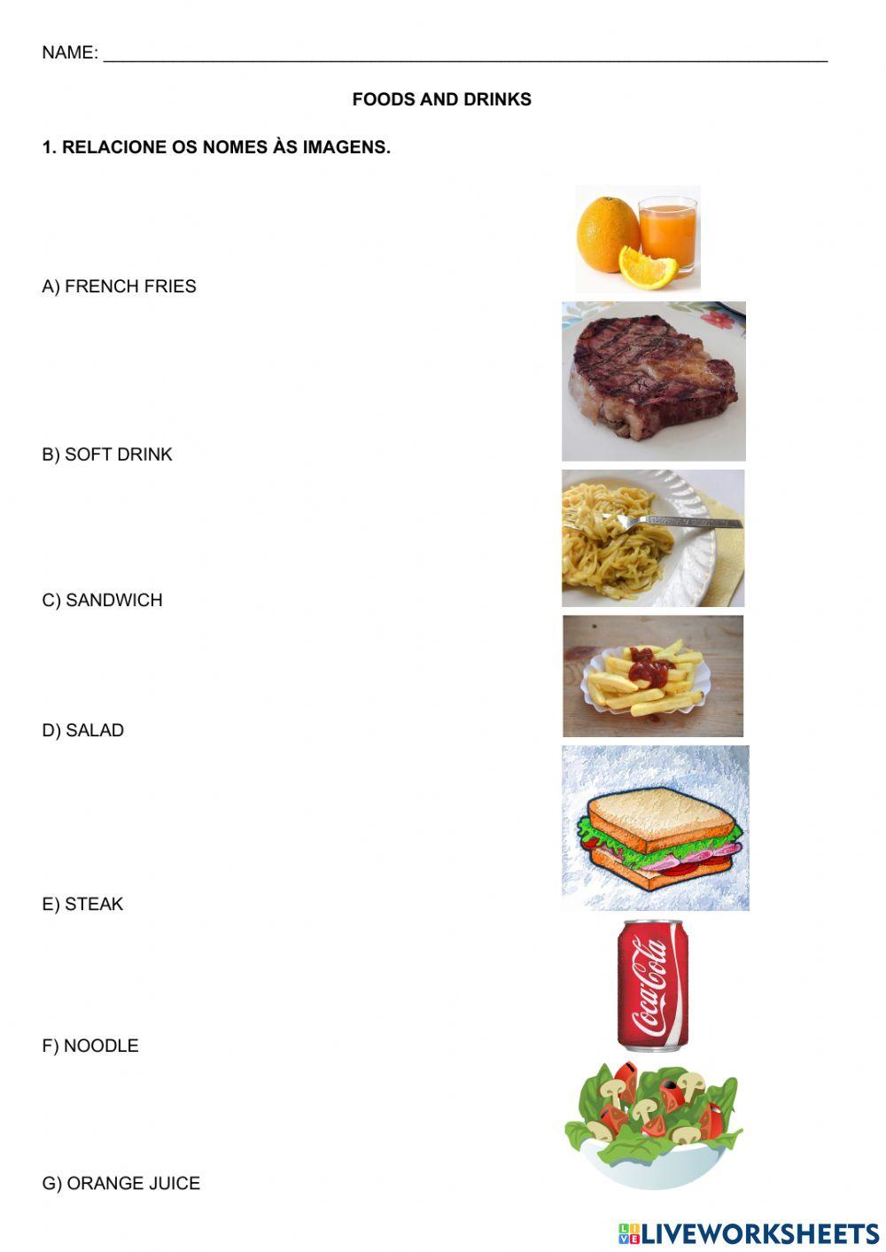 Foods and Drinks