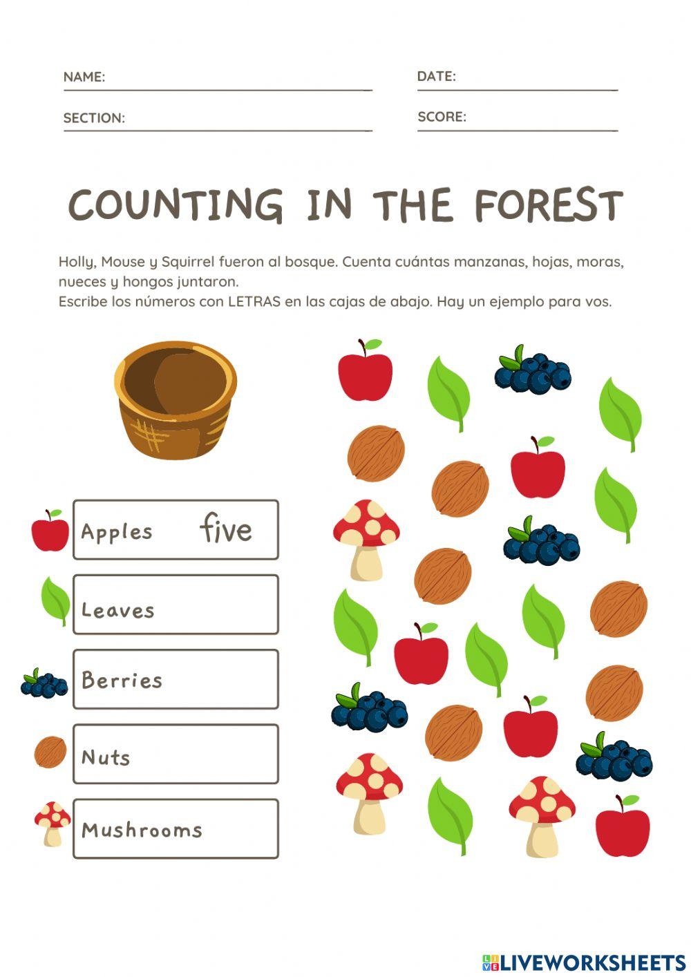 Counting in the forest