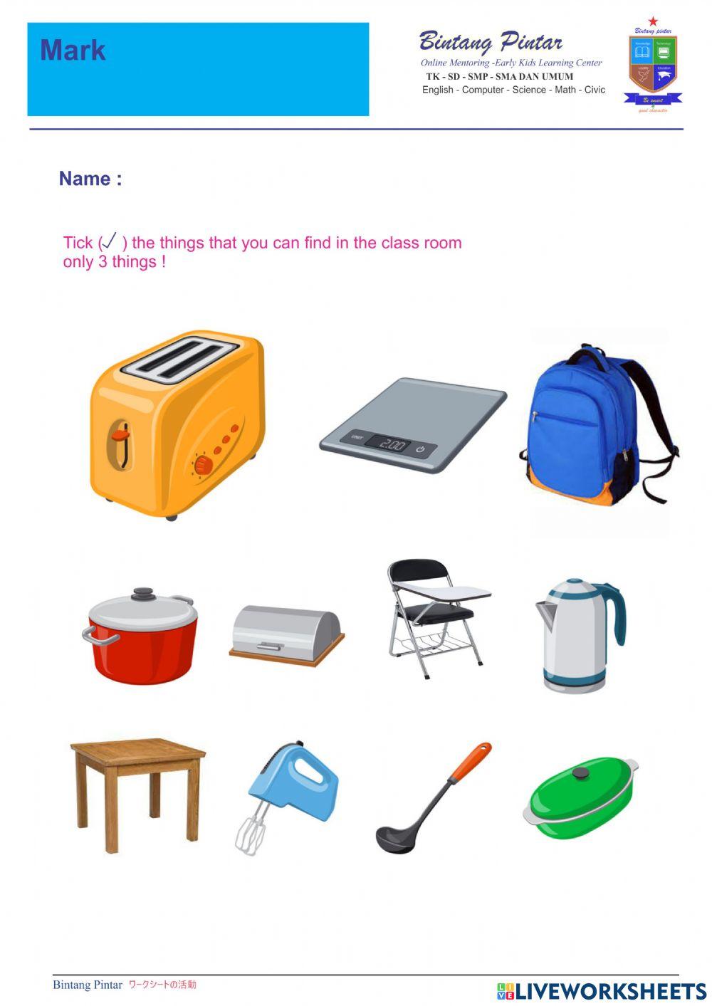 Things in the class room