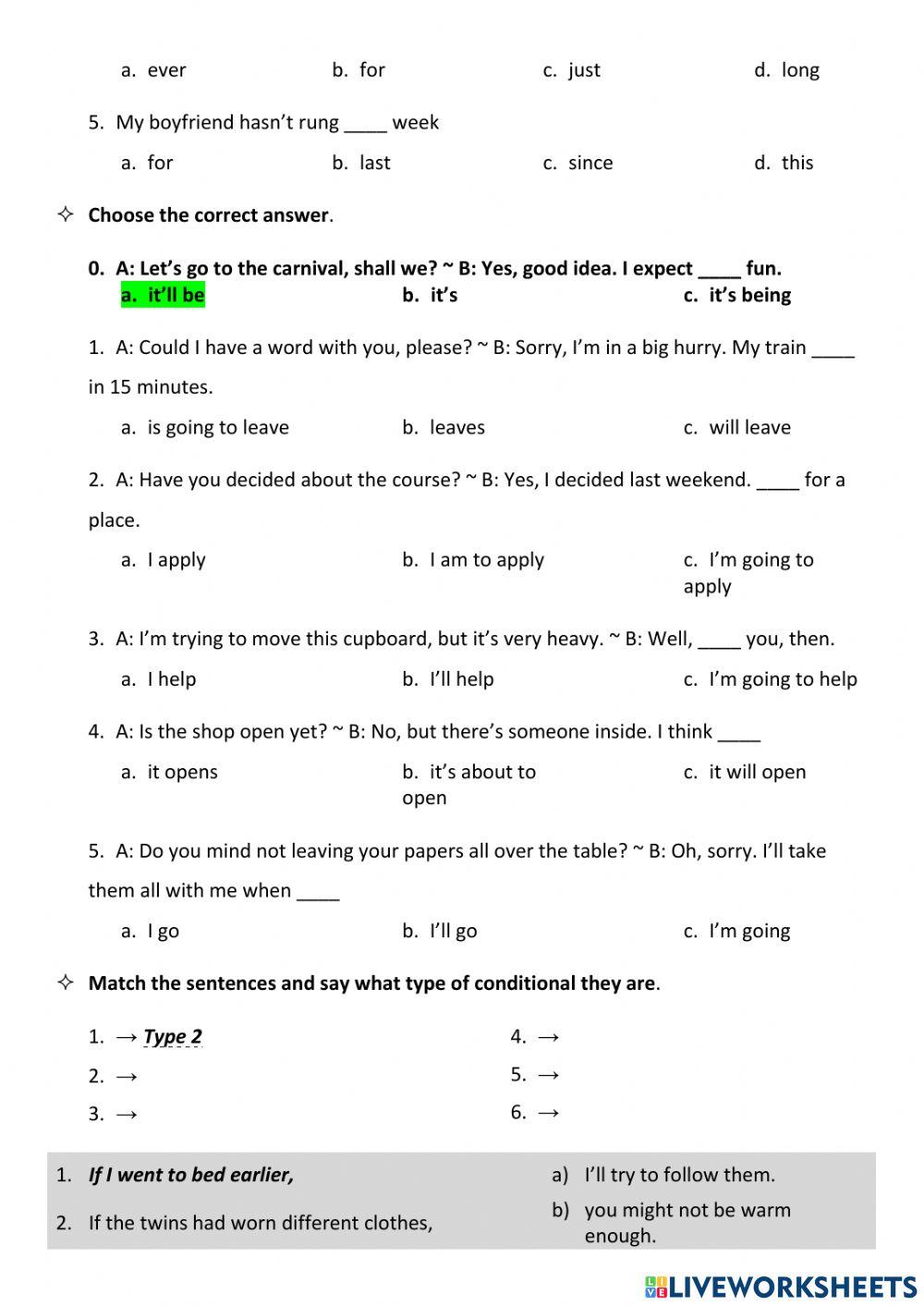 Final test - 16th cycle