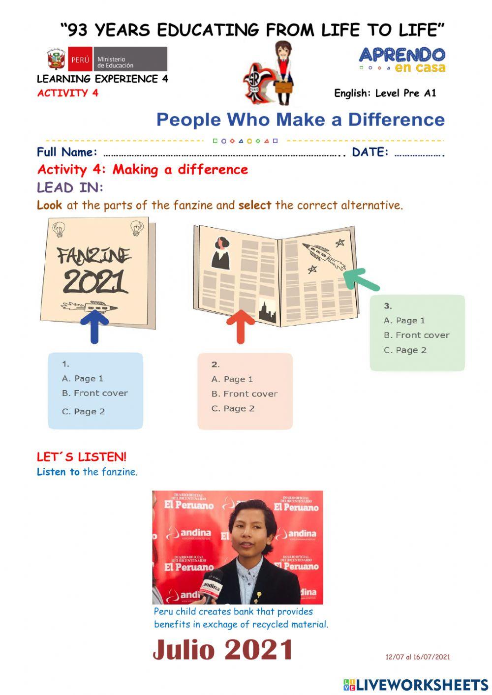 People Who Make a Difference