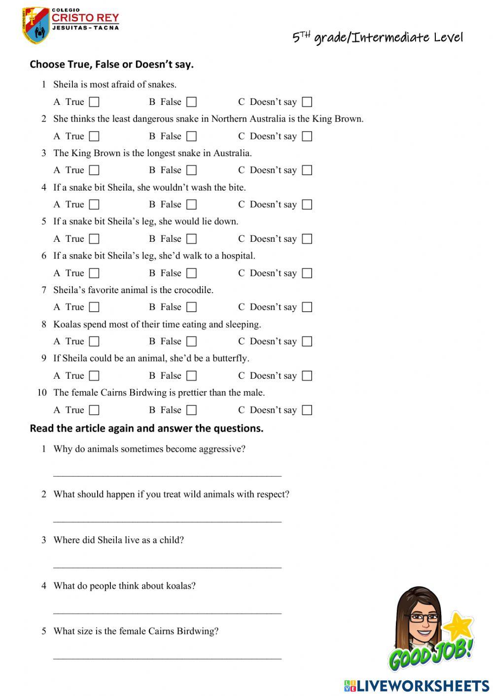 Reading practice 5th grade 6666000 misslopez cr