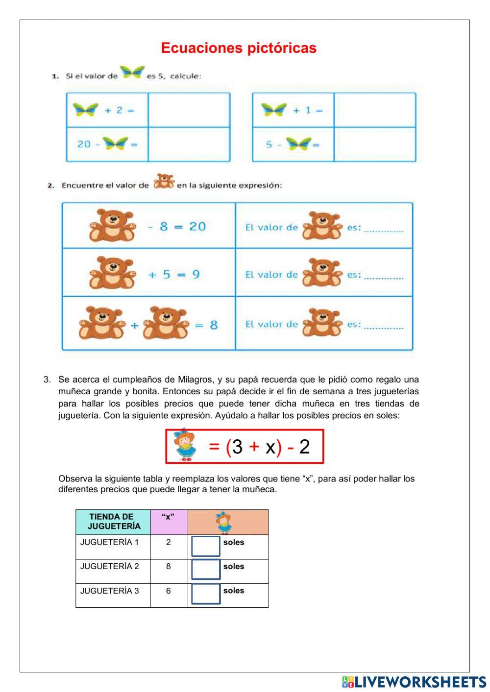 Ecuaciones pictóricas
