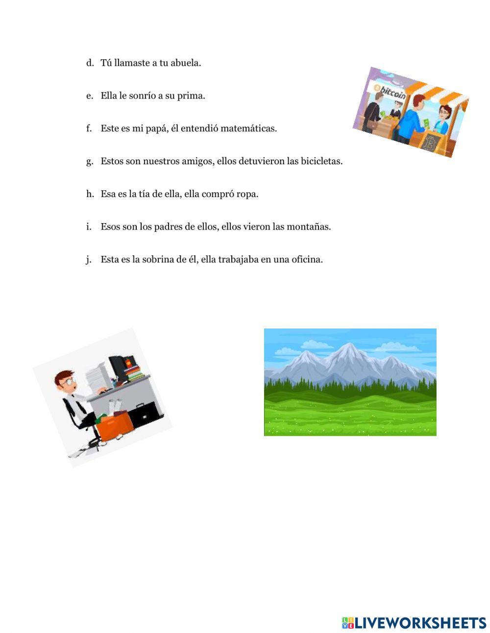 Activity in class 2 past