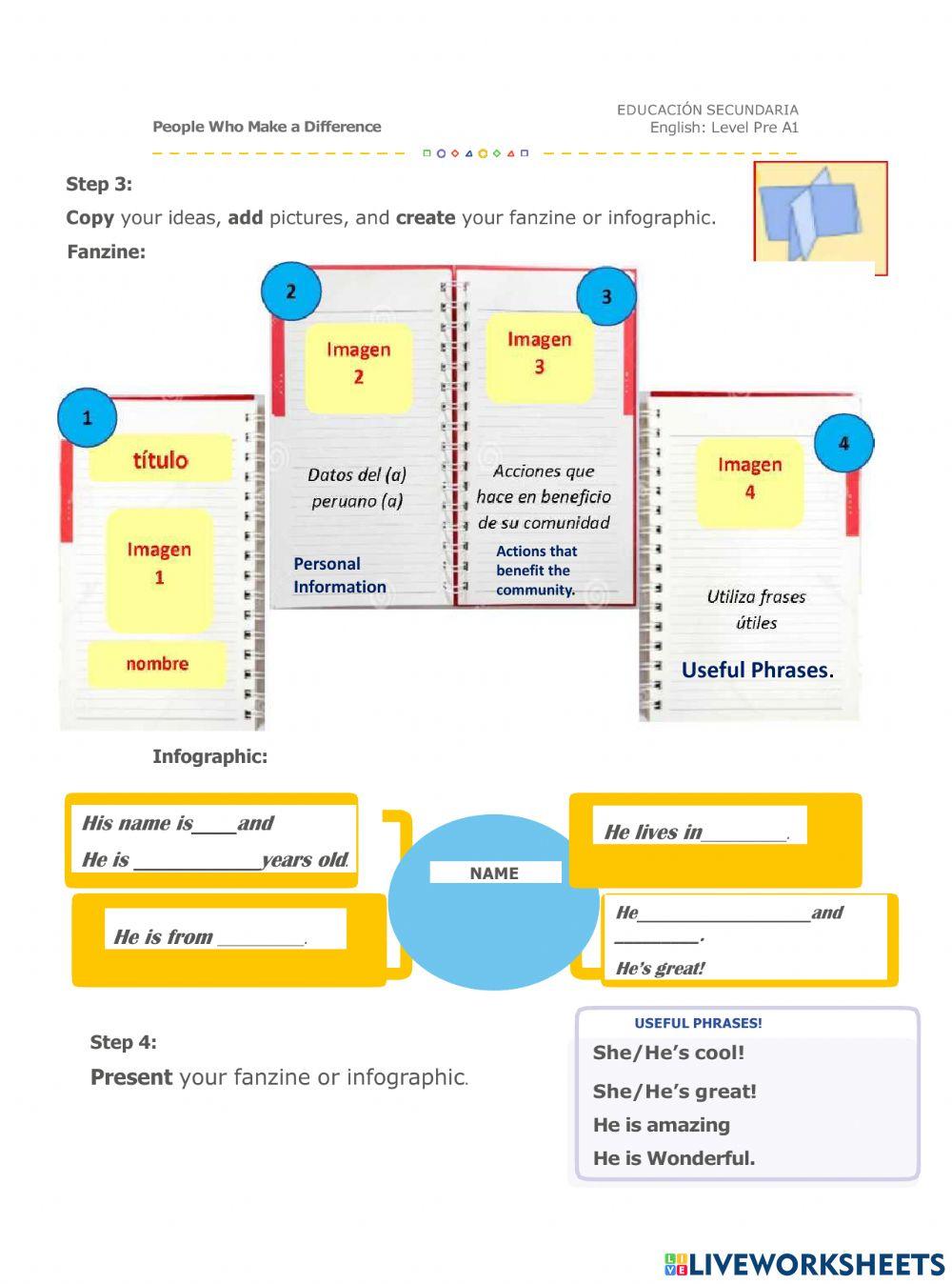 Activity 5: people who make a difference