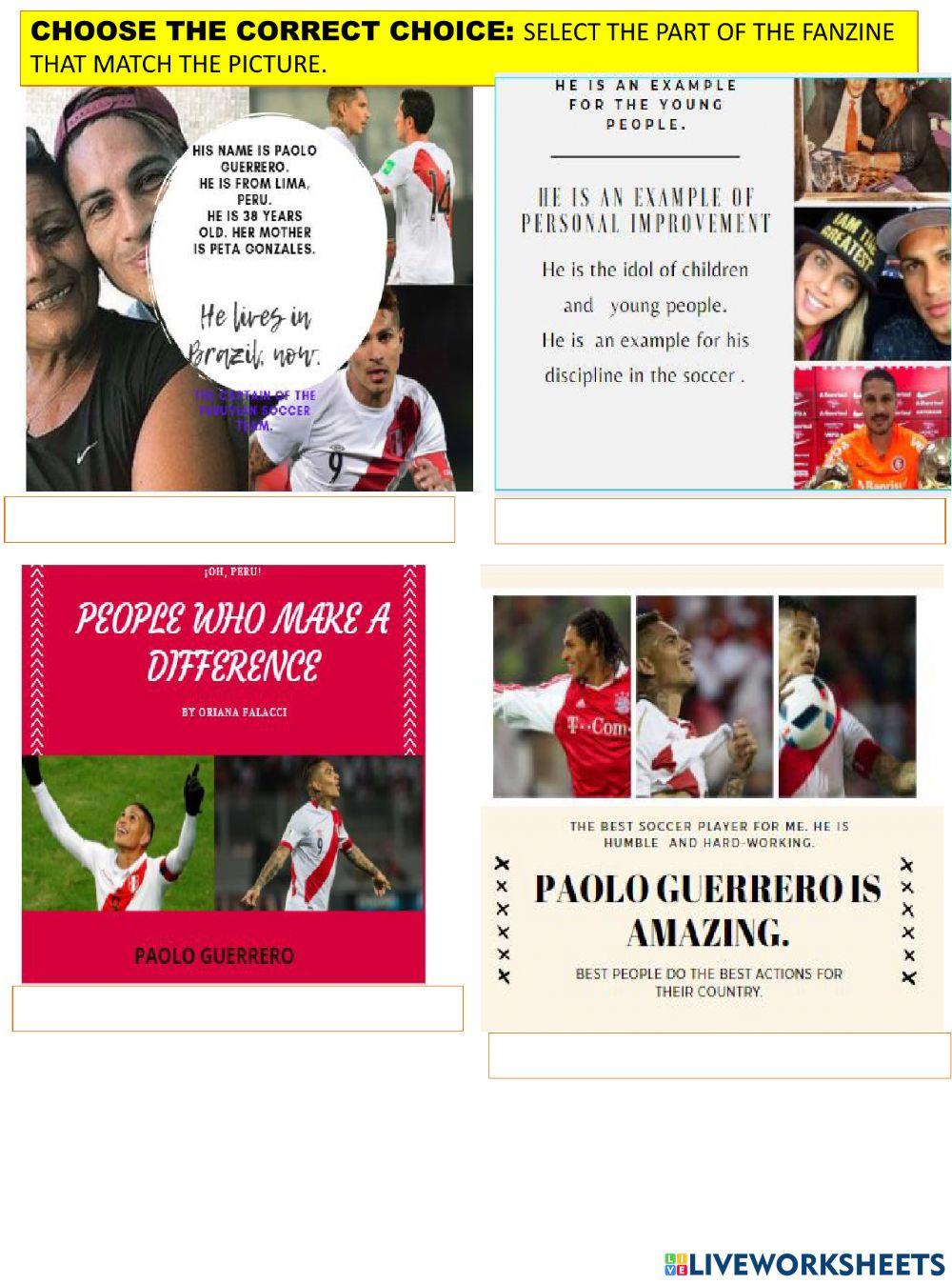 Activity 5: people who make a difference