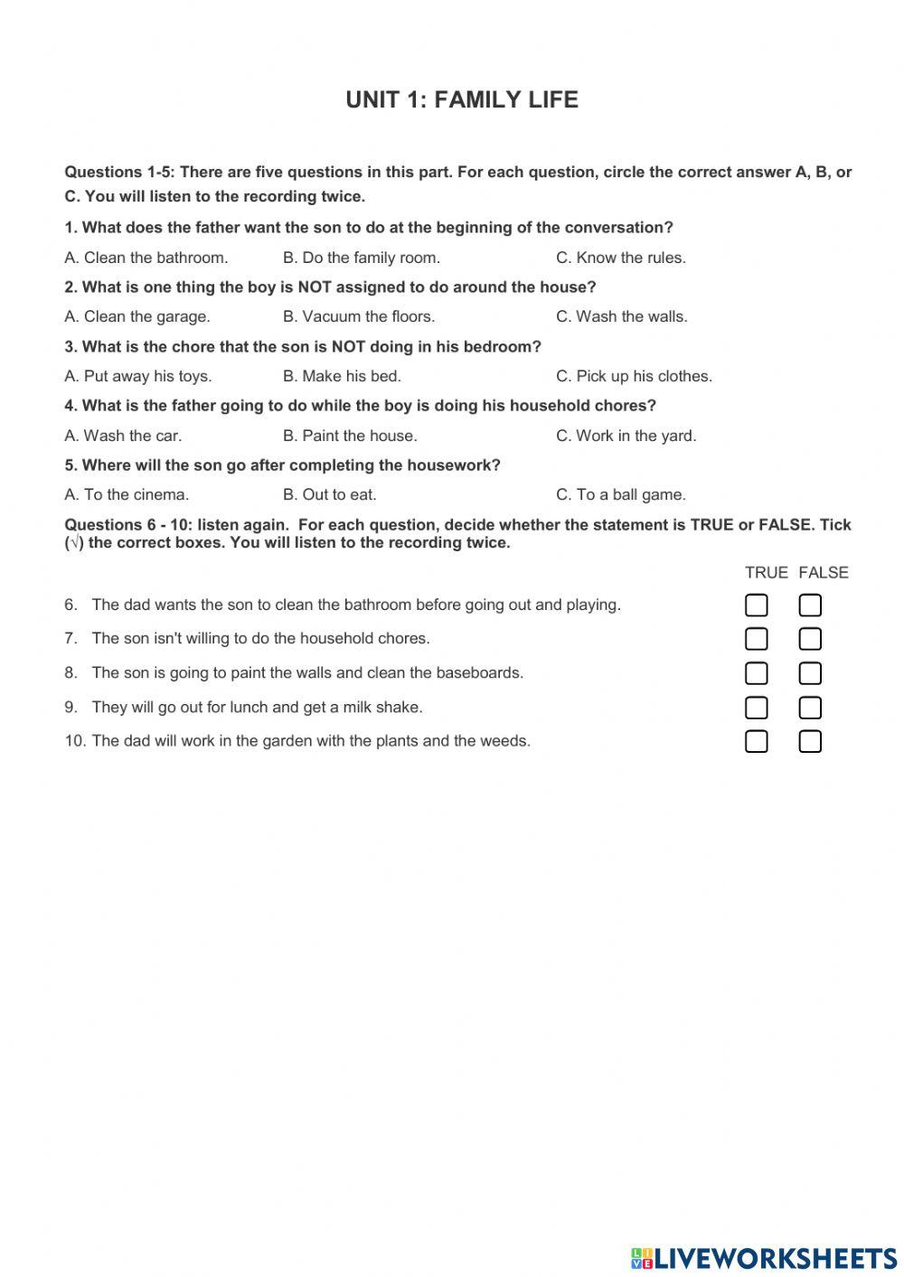 listening-practice-online-exercise-for-10-live-worksheets
