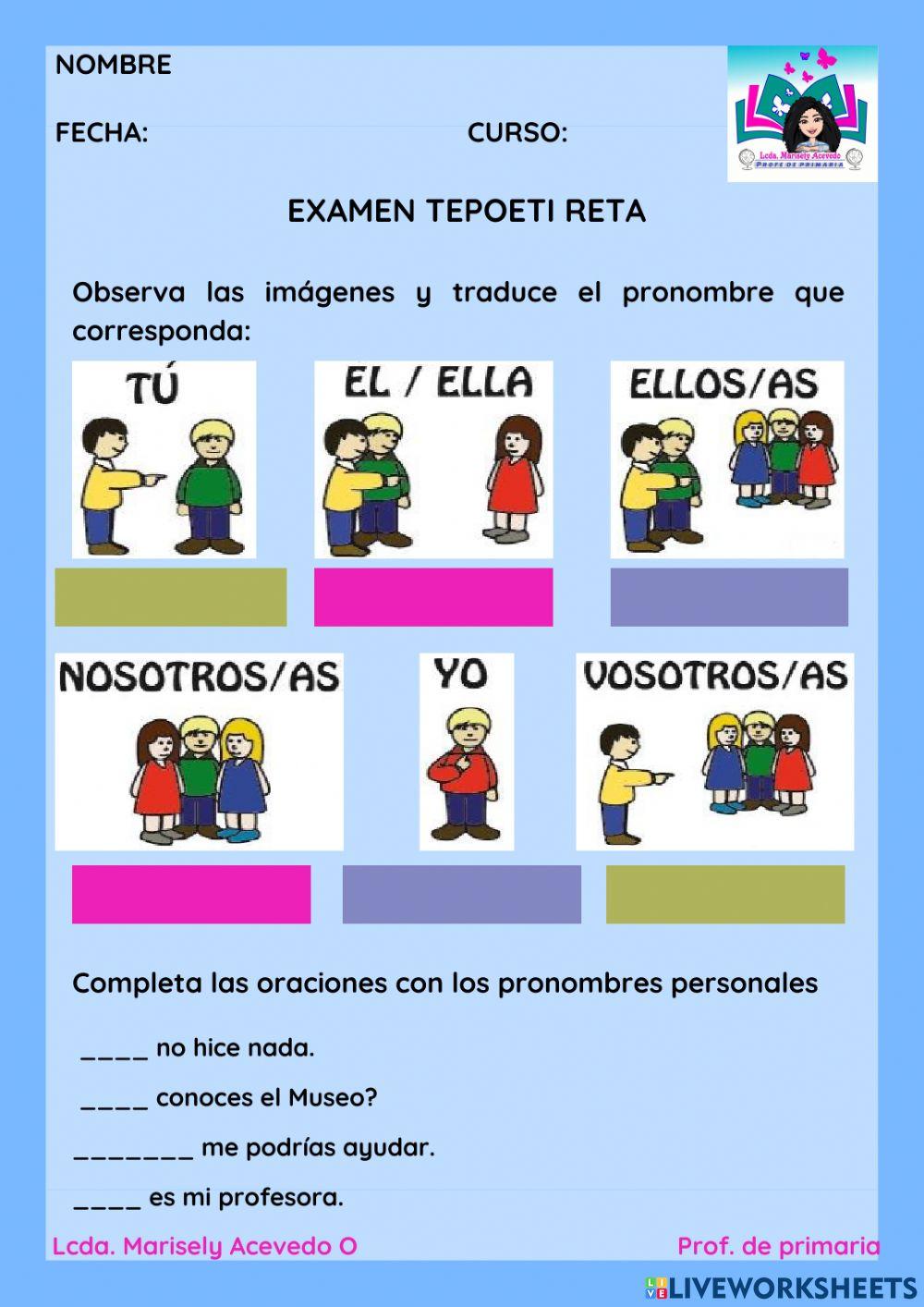 Los pronombre en guarani