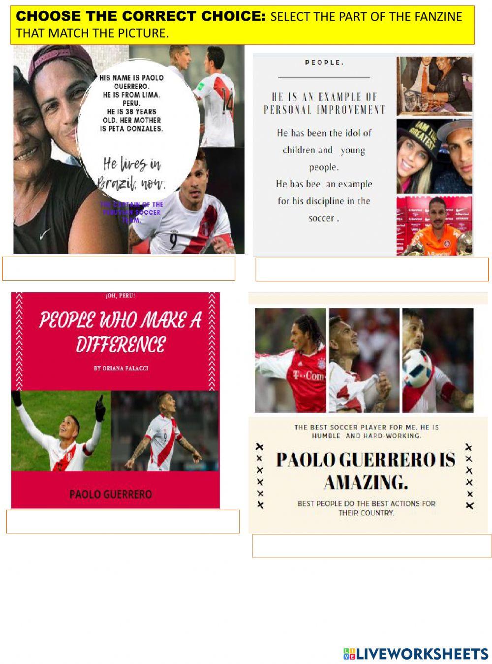 Activity 5 of  people who make a difference