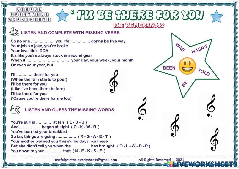 I'll be there for you- The Rembrandts