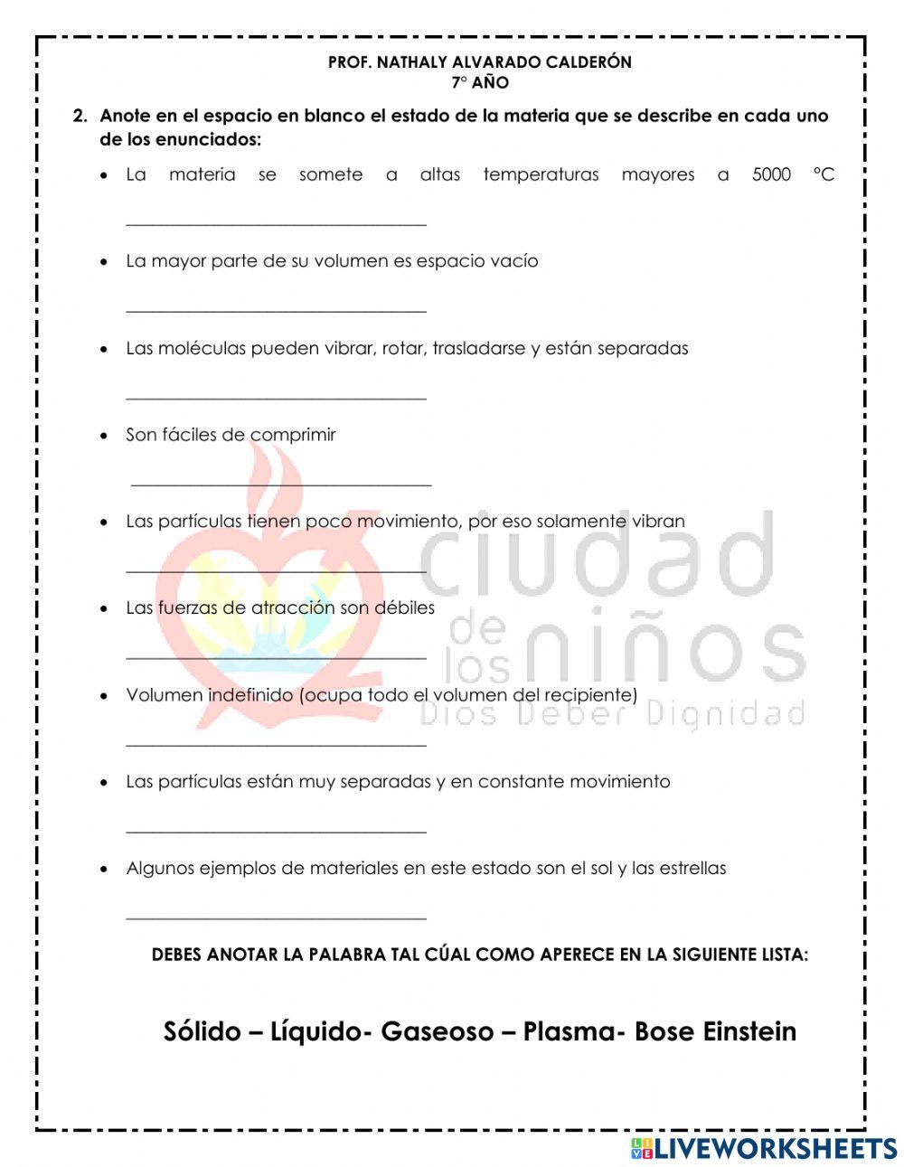 Estados de la materia